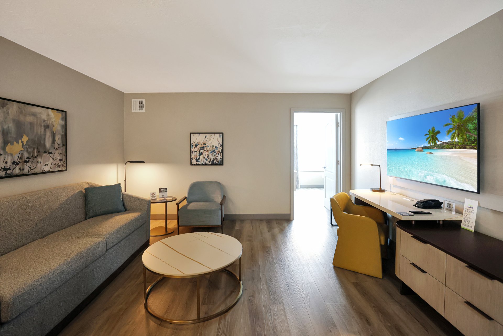 Hotel interior renovation with modern design and luxury finishes