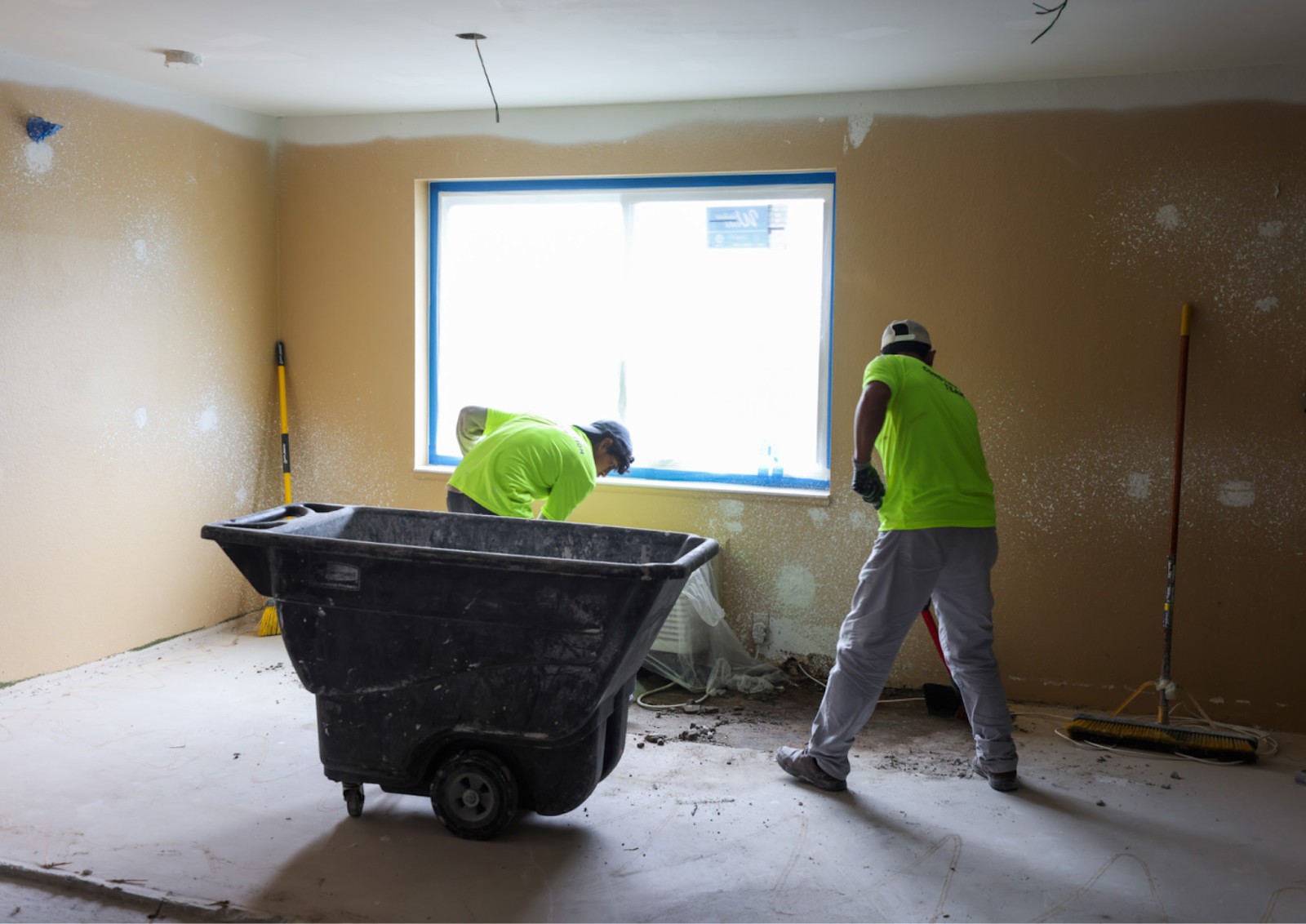 Hotel renovation prep and material sourcing